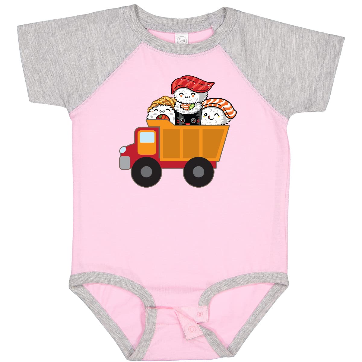 Inktastic Sushi Lover Food Truck Baby Bodysuit - Cute Japanese Sushi Print Onesie for Infants & Toddlers - Perfect for Birthday Gifts, Baby Showers & Casual Outings