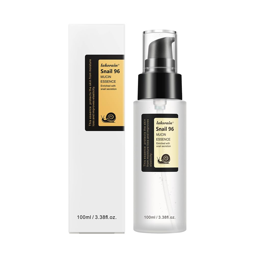 100ML Snail Mucin Serum for Face - Advanced Snail 96 Mucin Power Essence with Hyaluronic Acid | Dark Spot Repair, Hydration & Moisture Boost | Improve Skin Vitality & Elasticity | Perfect for Dry, Sensitive & Aging Skin Care Routine