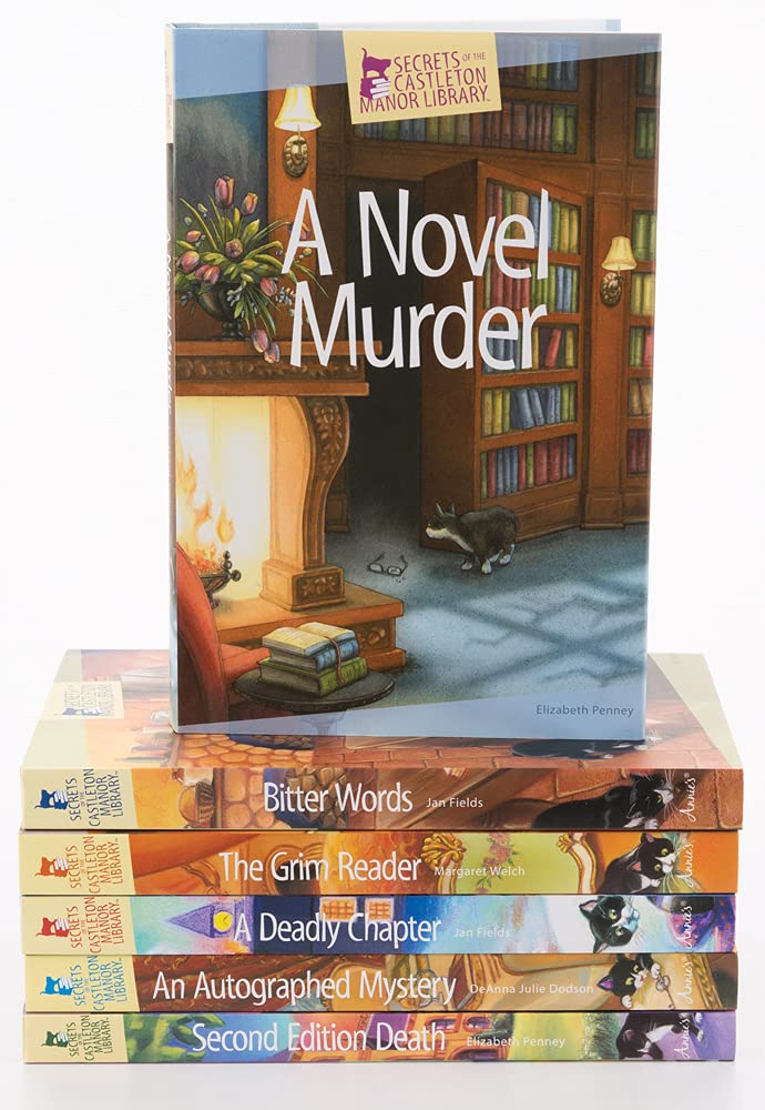 Secrets of the Castleton Manor Library - 6-Book Cozy Mystery Bundle | Literary Retreat Mystery Series | Perfect for Book Clubs & Rainy Day Reading