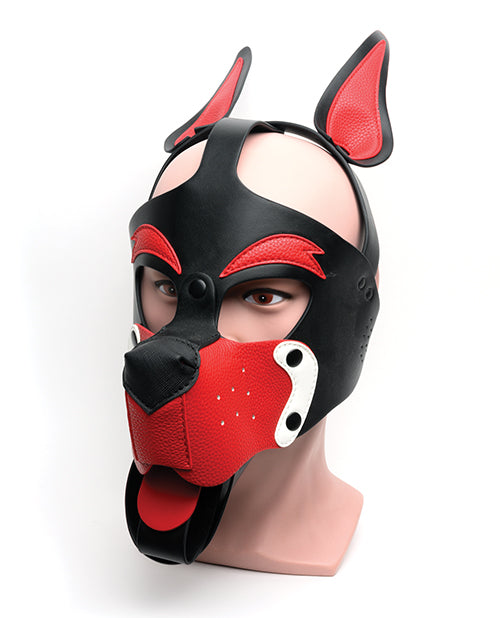 Playful Pup Hood for Dogs - Soft & Comfortable Pet Costume in Black, White, or Red - Perfect for Halloween, Parties & Photo Shoots