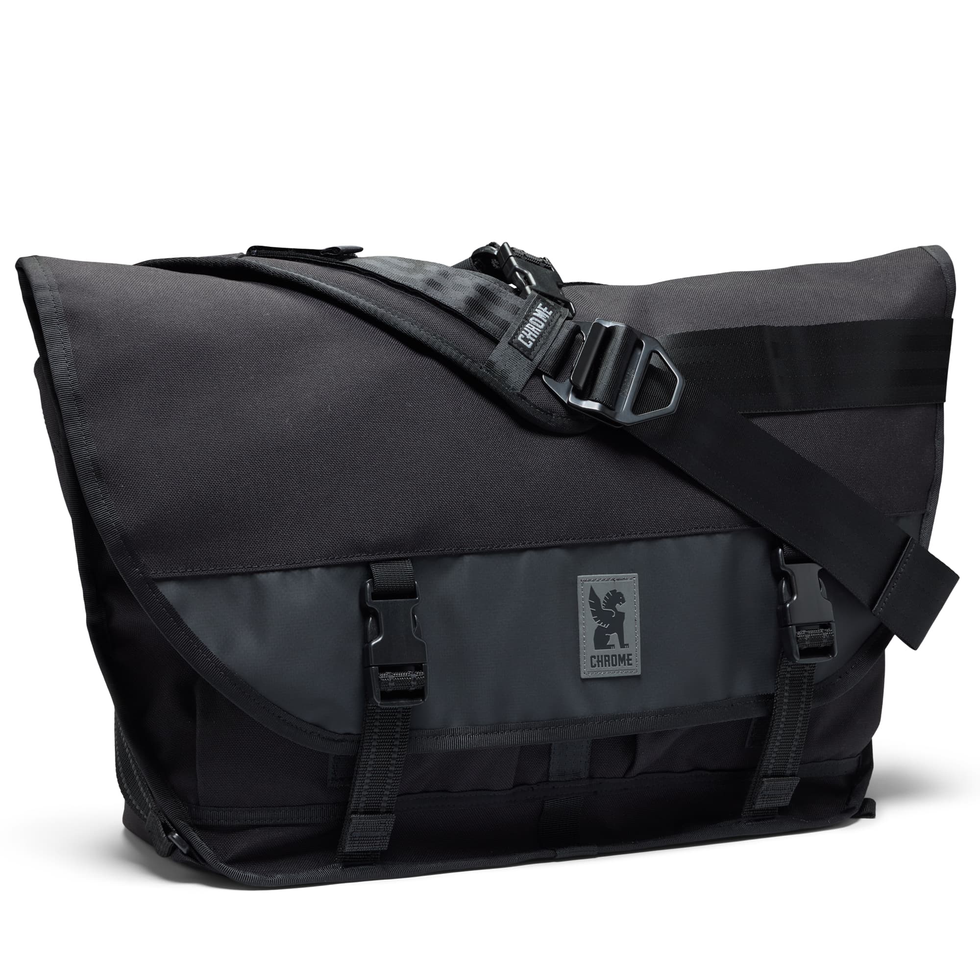 Citizen Slide 24L Messenger Bag for Men & Women - Waterproof Laptop Backpack with USB Charging Port - Perfect for Work, Travel & College (Black)