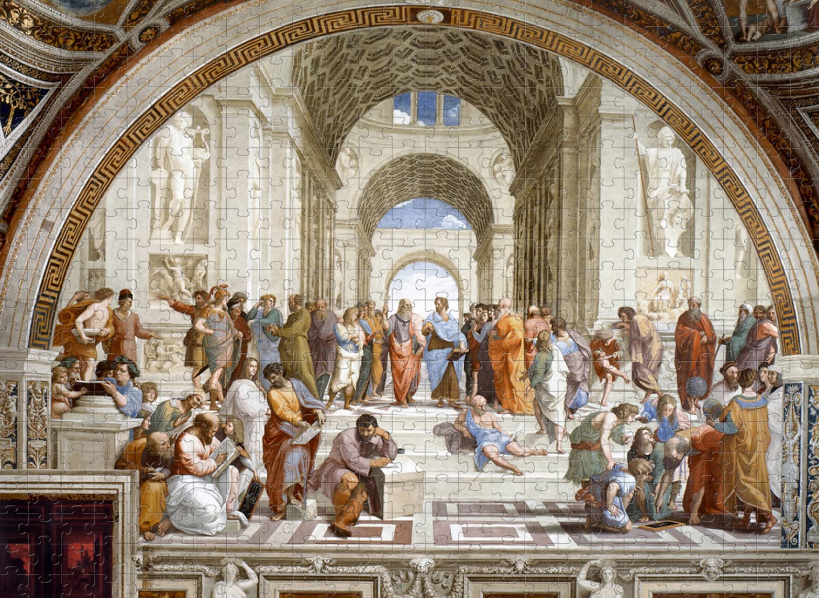 1000 Piece Jigsaw Puzzle - The School of Athens Art Puzzle for Adults & Kids | Educational Toy, Family Game Night, Home Decor, Stress Relief Activity