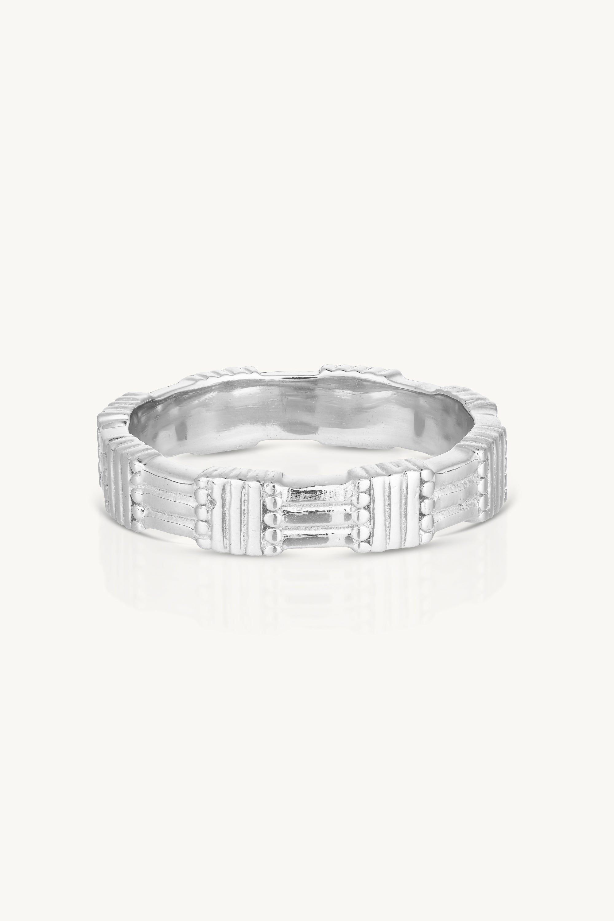 Elegant Vector Silver Ring for Women - Sterling Silver Minimalist Jewelry - Perfect for Everyday Wear, Gift Giving & Special Occasions
