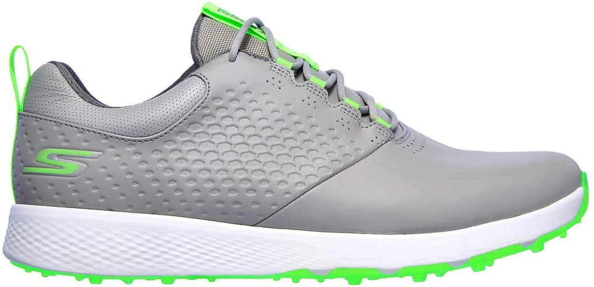 Skechers Men's Elite 4 Waterproof Golf Shoes - Lightweight Comfortable Spiked Golf Footwear for All-Weather Performance | Perfect for Golf Courses, Driving Range & Outdoor Sports