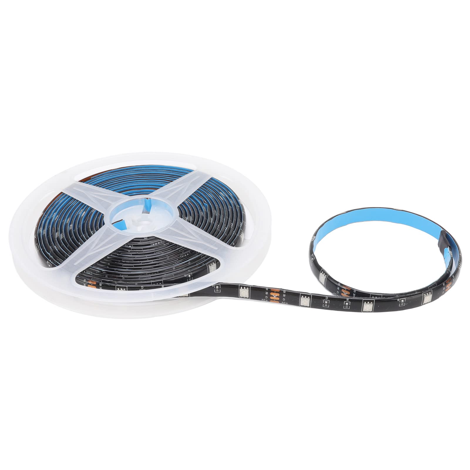 Tgoon 16.4ft Waterproof RGB LED Strip Lights - USB Powered 5050 SMD Flexible Light Strips with Adhesive Backing - Perfect for Home Decor, Bedroom, Party, Bar & Outdoor Lighting
