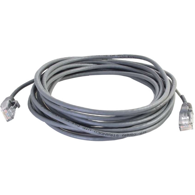 10Ft Cat5E UTP Ethernet Cable - 28AWG Gray Network Cable for High-Speed Internet, Gaming, and Home Office Networking