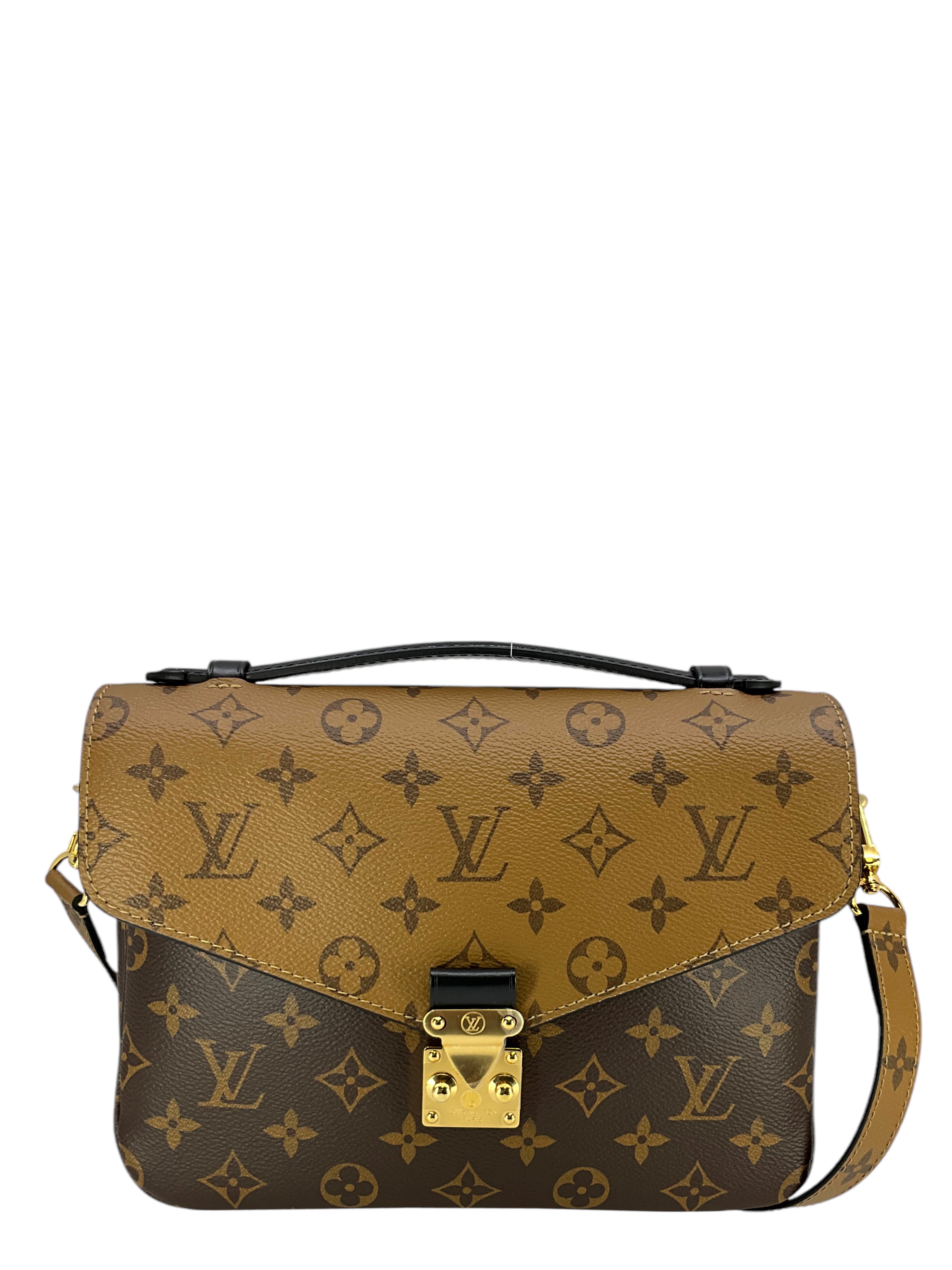Authentic Louis Vuitton Reverse Monogram Pochette Metis Crossbody Bag - Luxury Handbag for Women, Perfect for Work, Travel & Everyday Use