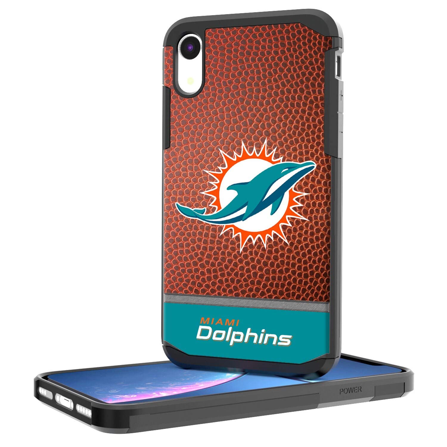 NFL iPhone Rugged Case with Strategic Printing & Wordmark Design - Durable Protective Cover for Football Fans | Perfect for Game Day & Outdoor Activities