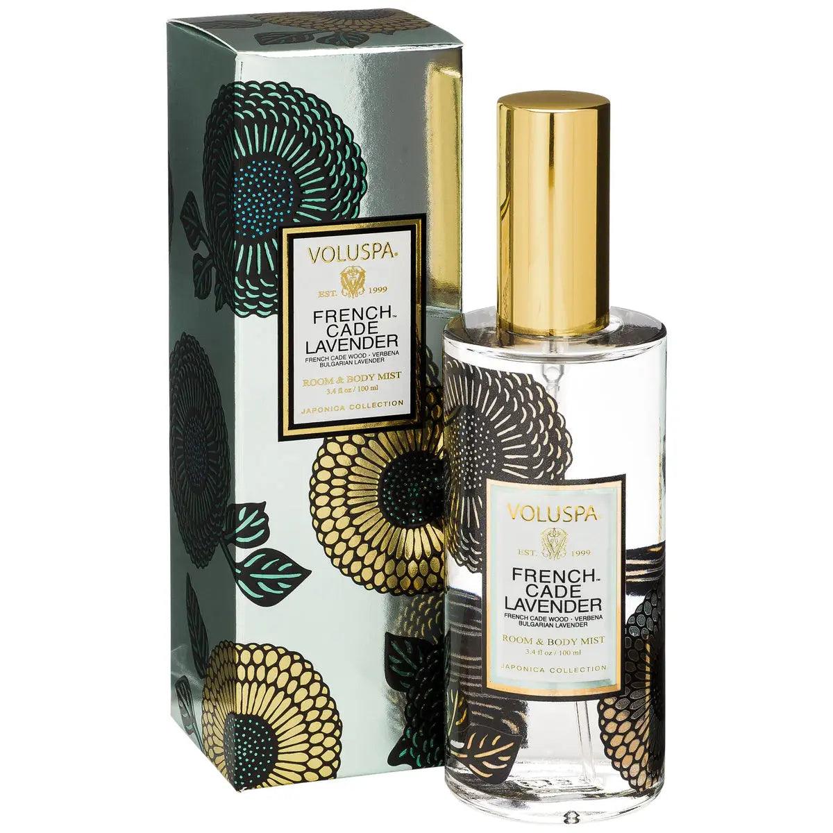 French Cade Lavender Room & Body Spray - Natural Aromatherapy Mist for Home, Office & Travel - Relaxing Scent for Stress Relief & Better Sleep