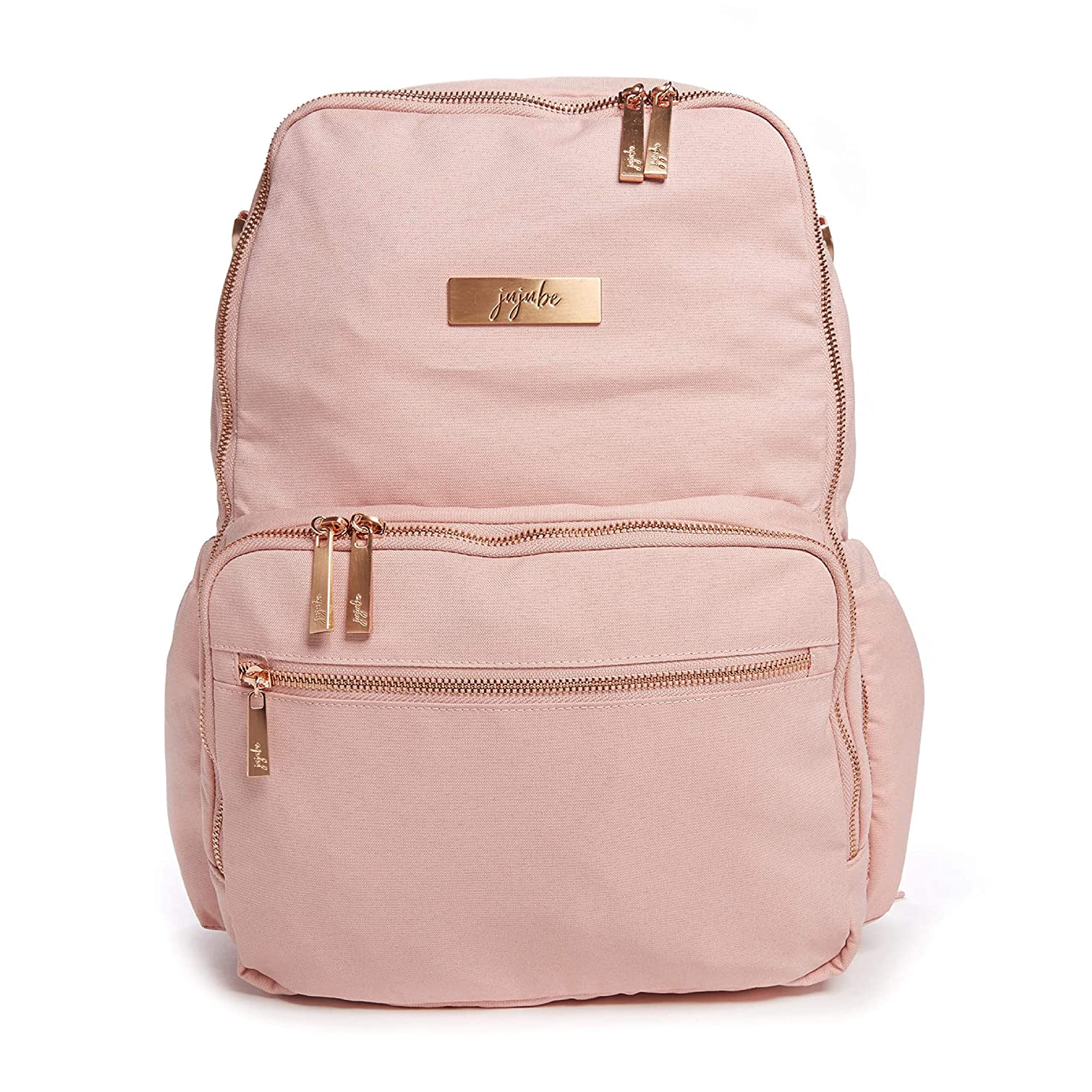 JuJuBe Zealous Diaper Bag Backpack - Stylish & Spacious Baby Travel Bag with 9 Pockets for Diapers, Wipes & Essentials | Perfect for Moms, Dads & On-The-Go Families