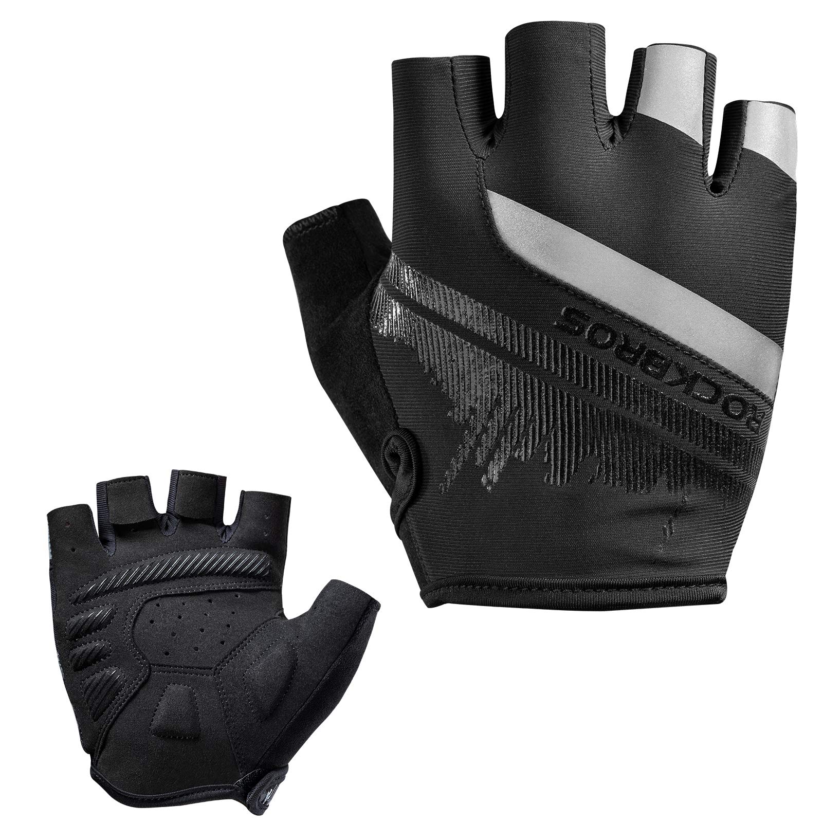 ROCKBROS Men's Mountain Bike Gloves - Touchscreen Anti-Slip Cycling Gloves for MTB & Road Biking | Breathable Full Finger Bicycle Gloves for Outdoor Sports | Perfect for Trail Riding, Commuting & Long-Distance Cycling
