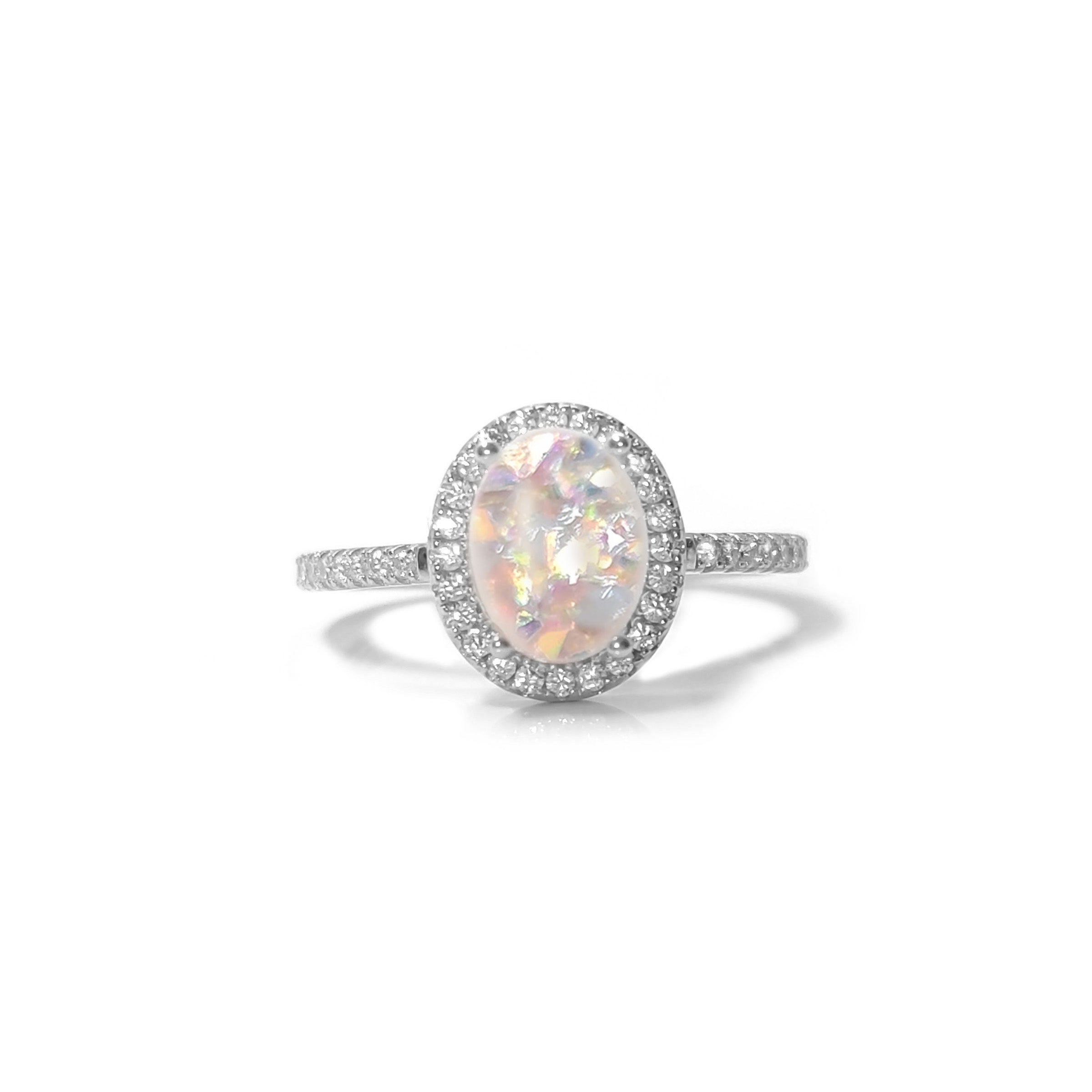 Ashes Ring - Memorial Jewelry for Loved Ones | Handcrafted Cremation Keepsake for Remembrance - Perfect for Funerals, Memorials & Keeping Memories Close