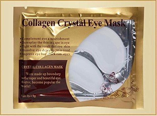 20 Pairs Crystal Collagen Eye Mask Patches - Dark Circle & Puffiness Relief, Moisturizing & Whitening Anti-Aging Eye Care - Perfect for Night Routine, Travel & Spa Days