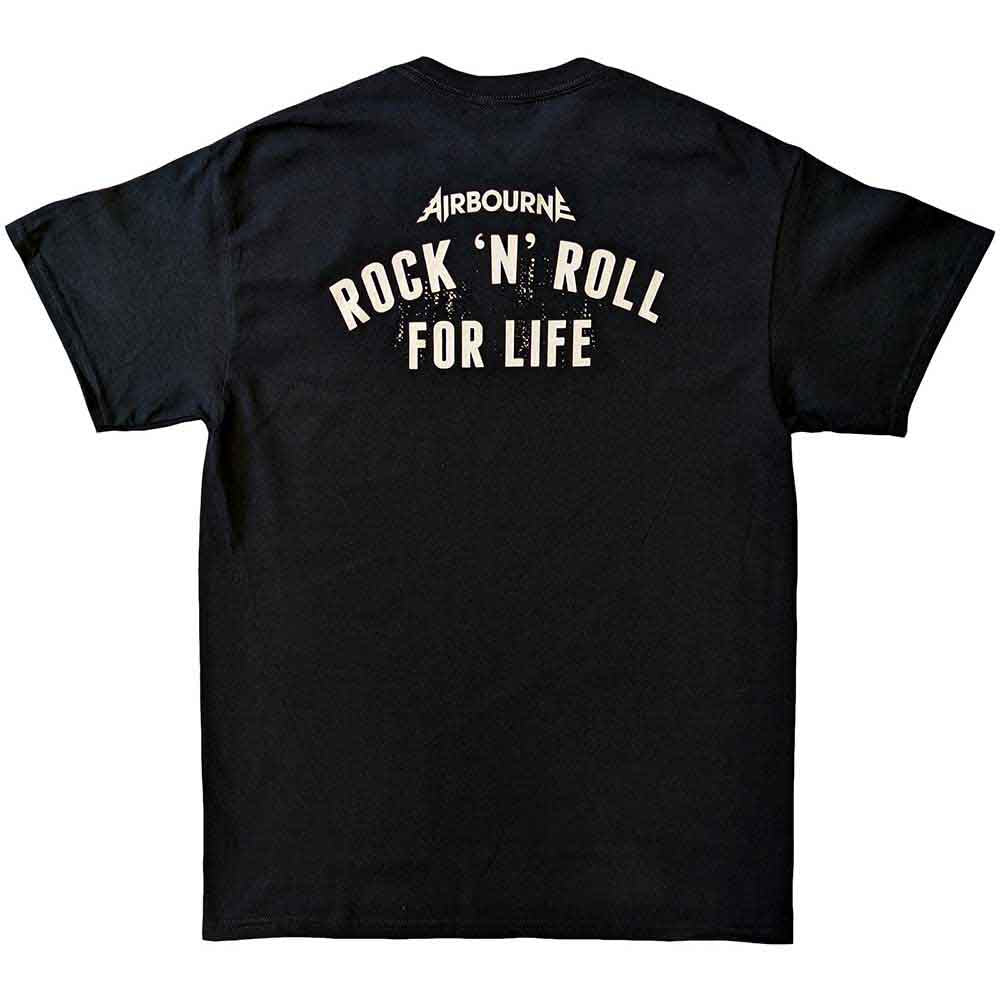 Airbourne Rock Band T-Shirt - R'n'R Boneshaker Design | Vintage Music Tee for Concerts & Casual Wear