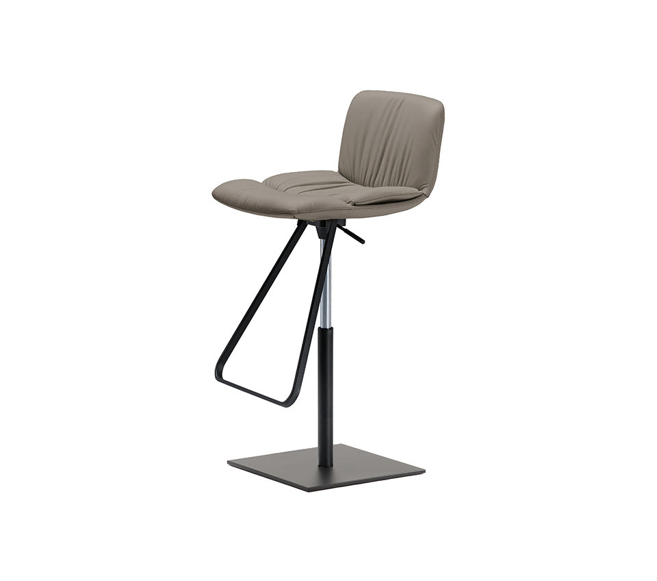 AXEL Adjustable Stool - Ergonomic Height Adjustable Bar Stool with Footrest for Kitchen, Office & Home Use - Comfortable Swivel Seat for Dining, Work & Gaming