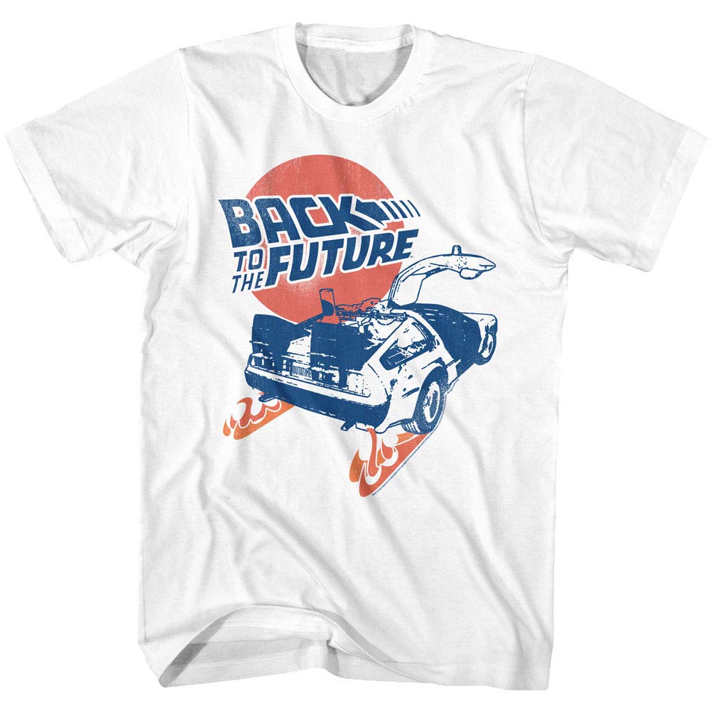 Back To The Future Men's BTTF T-Shirt | Official Movie Merchandise | 80s Retro Vintage Tee for Casual Wear & Fan Gifts