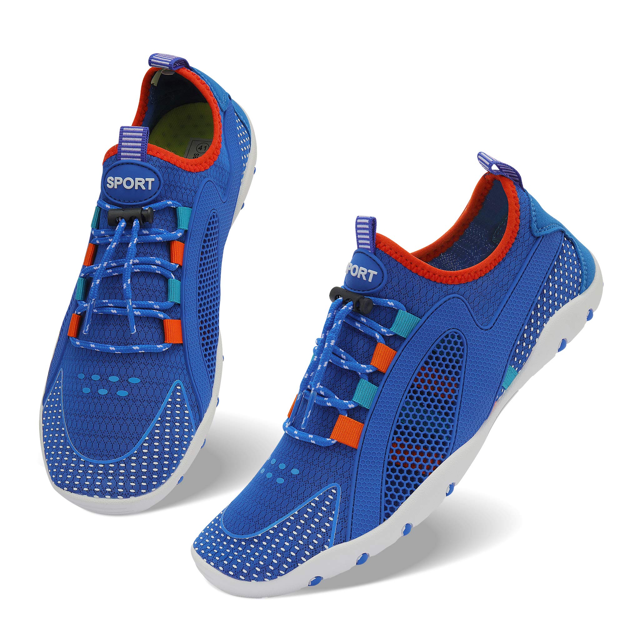 **Men's & Women's Quick-Dry Water Shoes for Swimming, Surfing, Beach & Pool - Slip-On Aqua Shoes for Water Sports, Walking & Water Parks**    *Perfect for Beach Vacations, Pool Parties, Kayaking, and Outdoor Water Adventures*