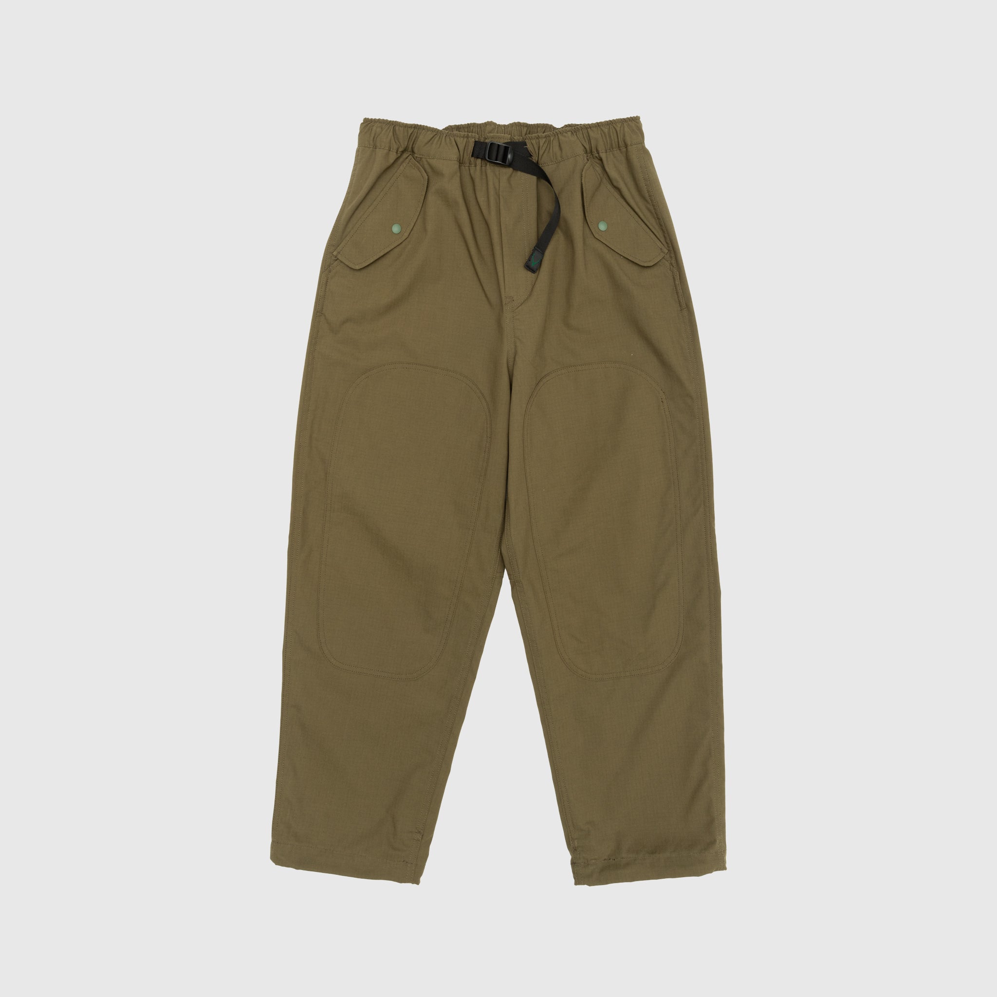 Ripstop Belted Double Knee Work Pants - Durable & Comfortable for Construction, Hiking & Outdoor Activities