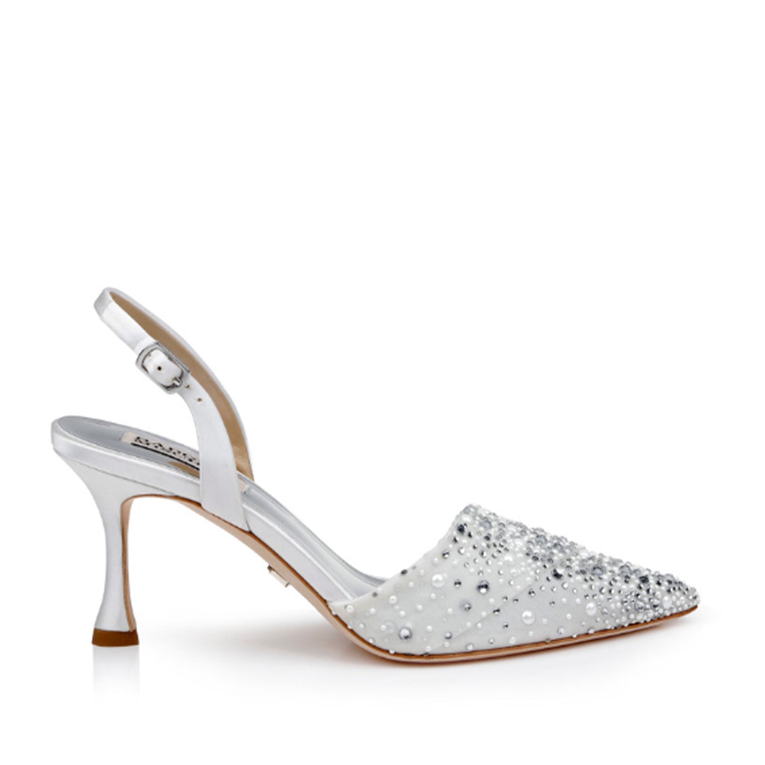 Badgley Mischka Women's Brenna White Heels - Elegant Wedding Shoes for Brides, Prom, Evening Parties & Special Occasions
