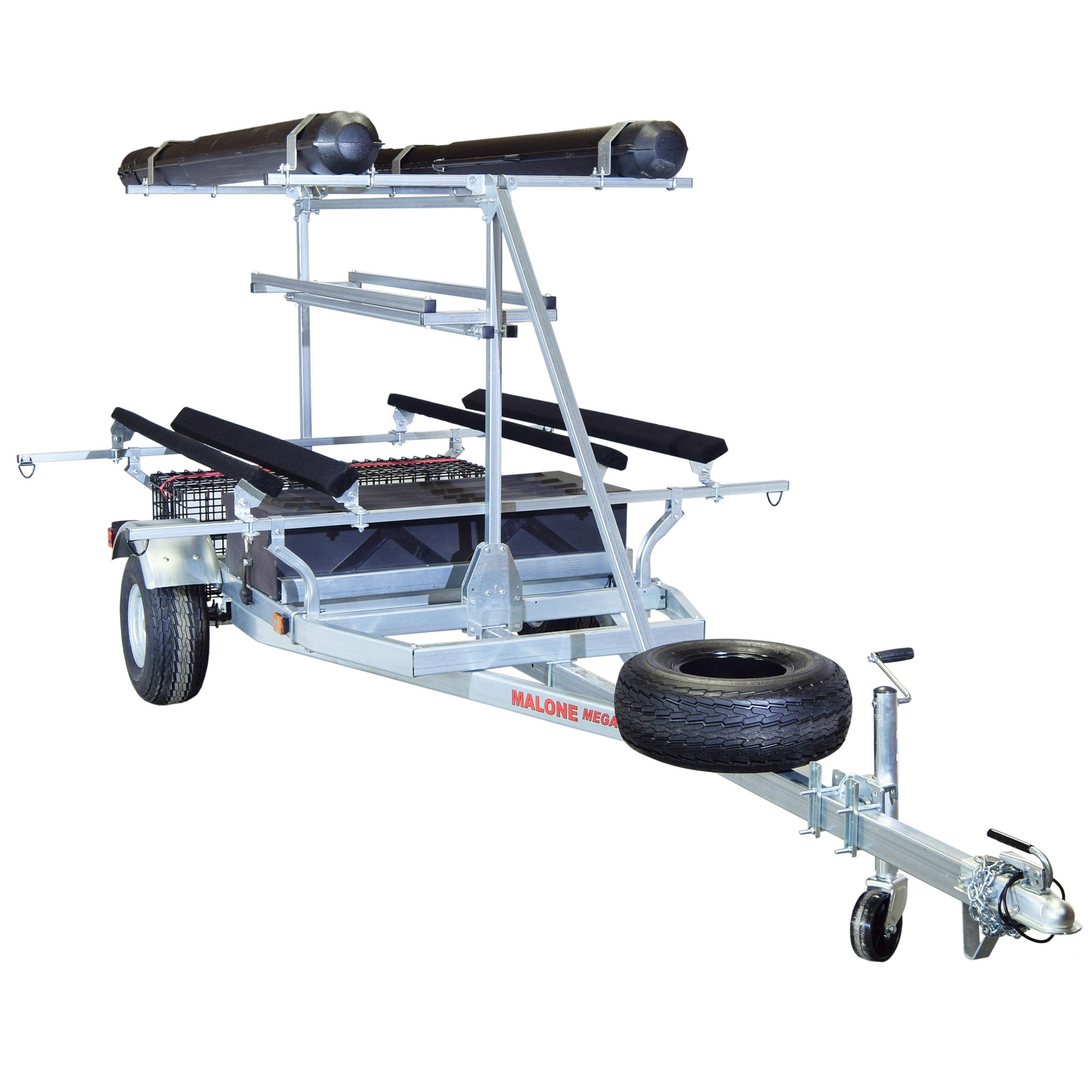 Malone MegaSport 2 Boat Bunks - Ultimate Angler Trailer Package for Safe Boat Transport | Perfect for Fishing Boats, Bass Boats & Watercraft Storage