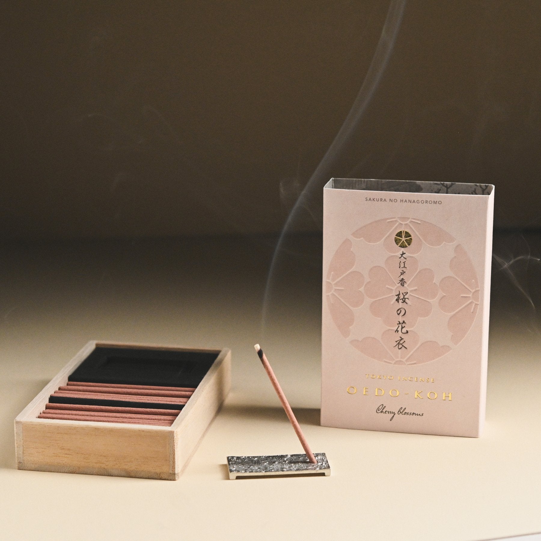 Premium Cherry Blossom Incense Sticks - OEDO KOH Japanese Floral Scent for Relaxation, Meditation & Home Fragrance