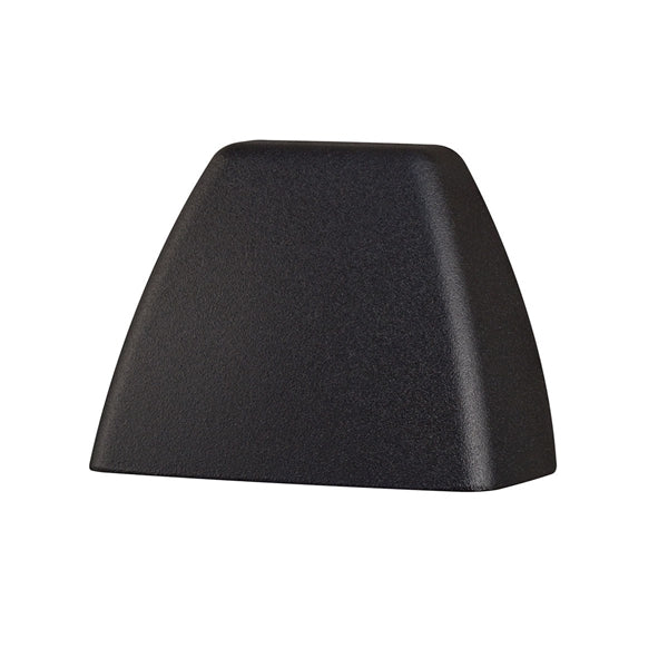 Kichler 16111BKT27 LED Deck Light 2700K Warm White 2.5W 4-Corner Outdoor Landscape Lighting - Textured Black for Patio, Garden & Pathway Illumination