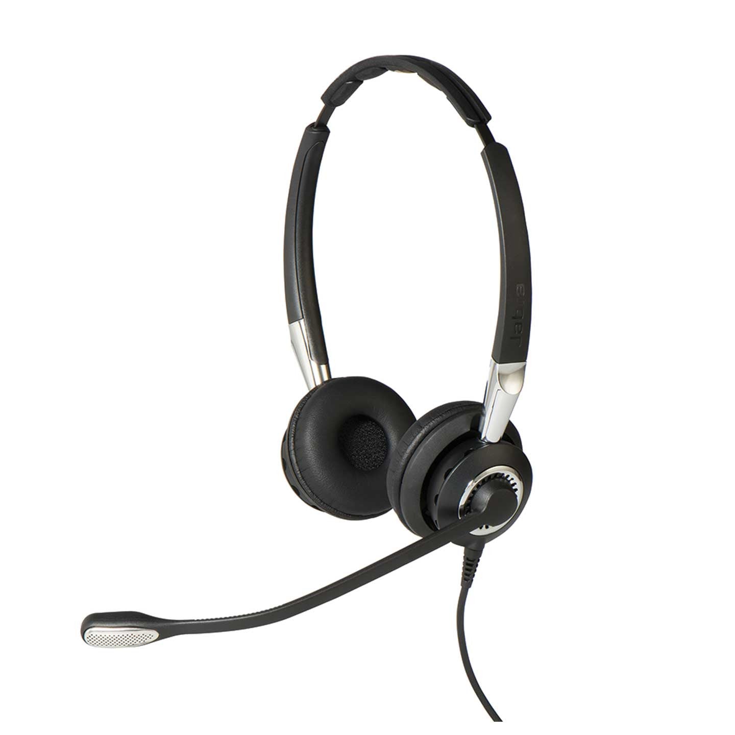 Jabra BIZ 2400 II UC Duo USB Bluetooth Headset - Wireless Office Headphones with Noise Cancellation for Business Calls & Remote Work | Compatible with Teams, Zoom & UC Platforms