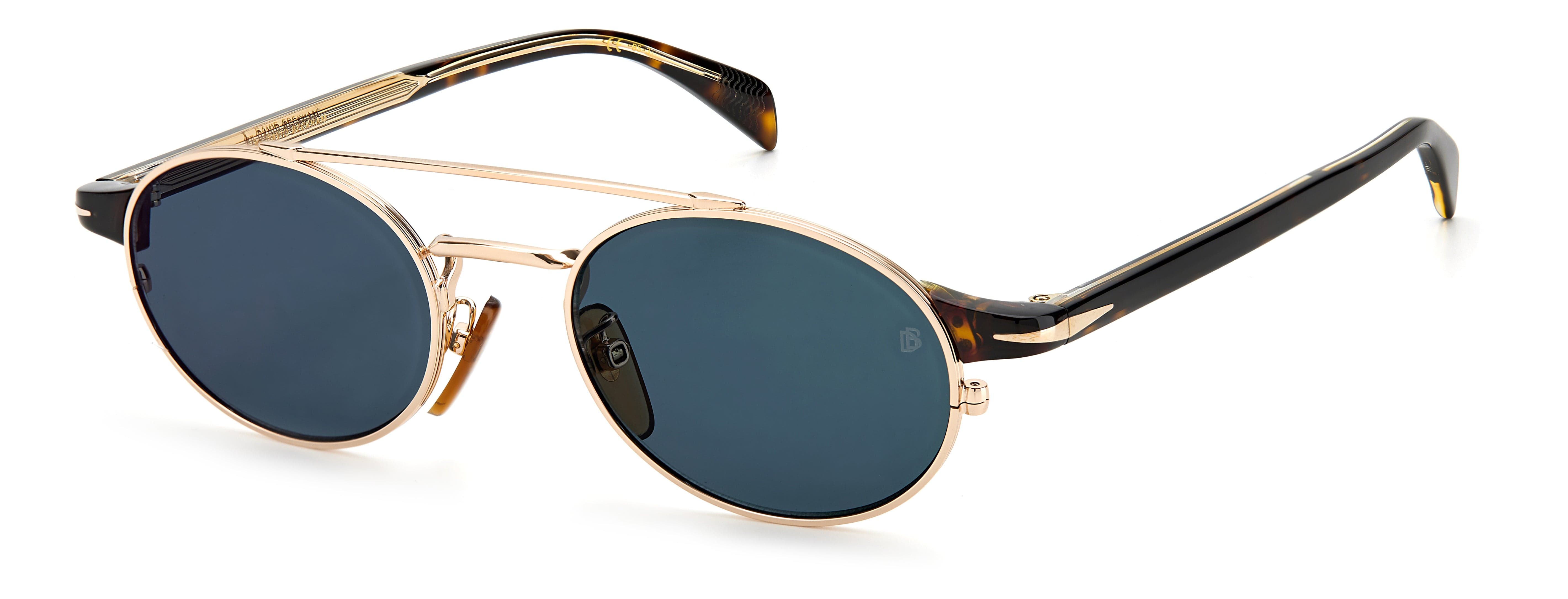 DAVID BECKHAM DB 1042/S 06J 5120 Polarized Sunglasses for Men - UV Protection, Classic Aviator Style - Perfect for Driving, Beach & Outdoor Activities