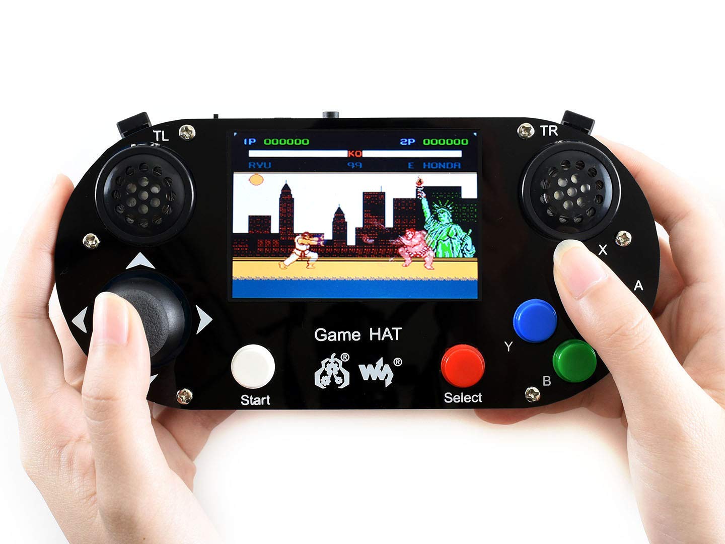 Raspberry Pi Game HAT - 3.5 Inch IPS Screen Portable Game Console for Pi 3B+/3B/2B/B+/A+/Zero/Zero W with Gamepad Joystick - Retro Gaming, DIY Projects & Portable Entertainment