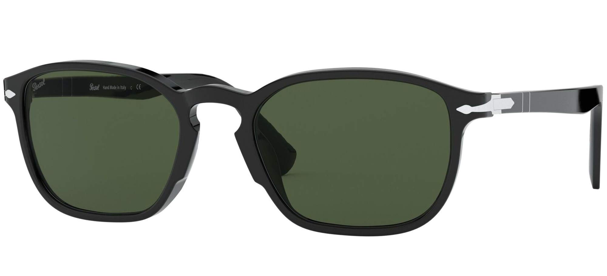 Persol PO3234S Square Sunglasses for Men & Women - Classic UV Protection Polarized Lenses - Perfect for Driving, Travel & Outdoor Activities