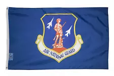 Air National Guard 3'x5' Double Sided Flag - ROUGH TEX® 100D Heavy Duty Nylon - Outdoor & Indoor Use for Military Display, Parades, and Patriotic Decor