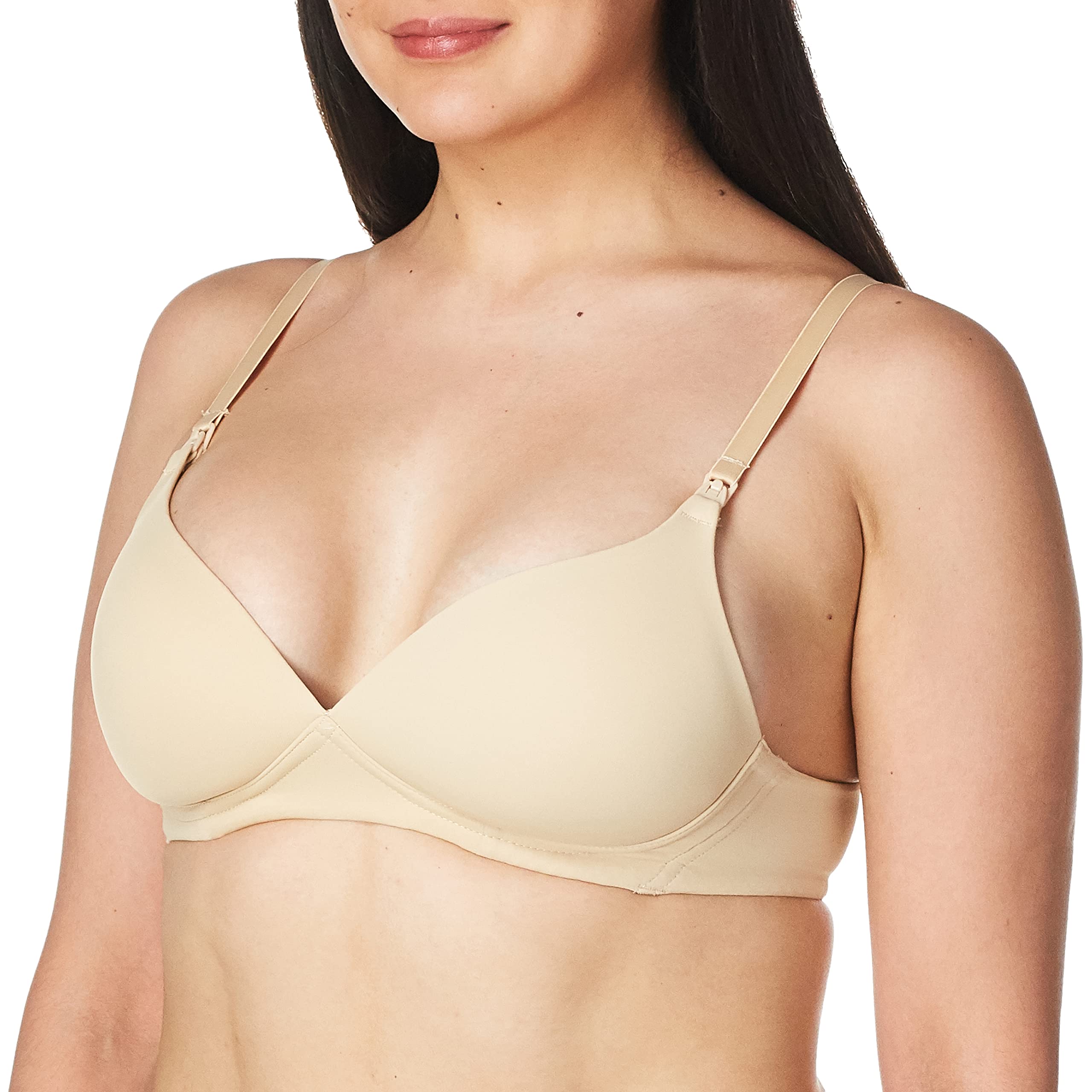 Motherhood Maternity Women's Wireless Nursing Bra - Lightly Lined, Comfortable & Supportive for Pregnancy & Breastfeeding | Perfect for Everyday Wear, Lounging & Sleep