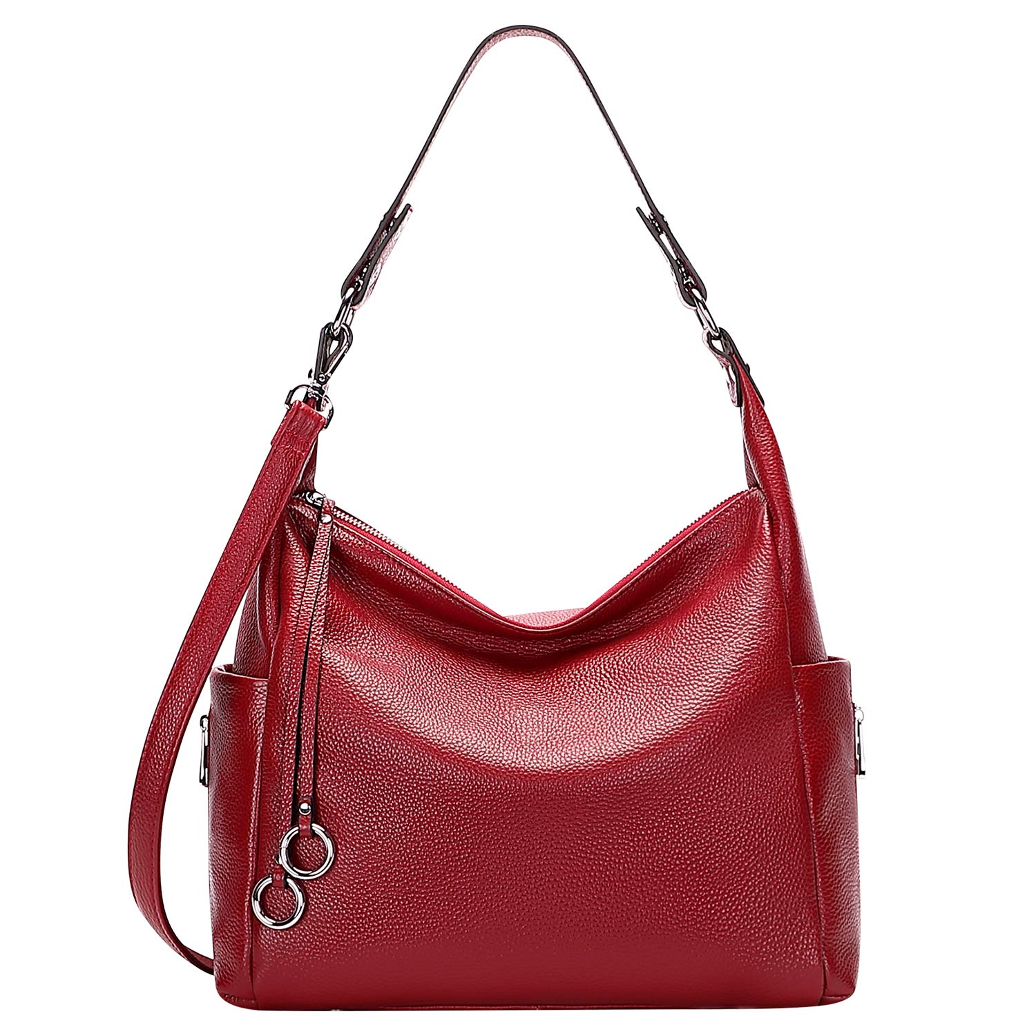 Genuine Leather Hobo Handbag for Women - Crossbody Shoulder Purse for Daily Use