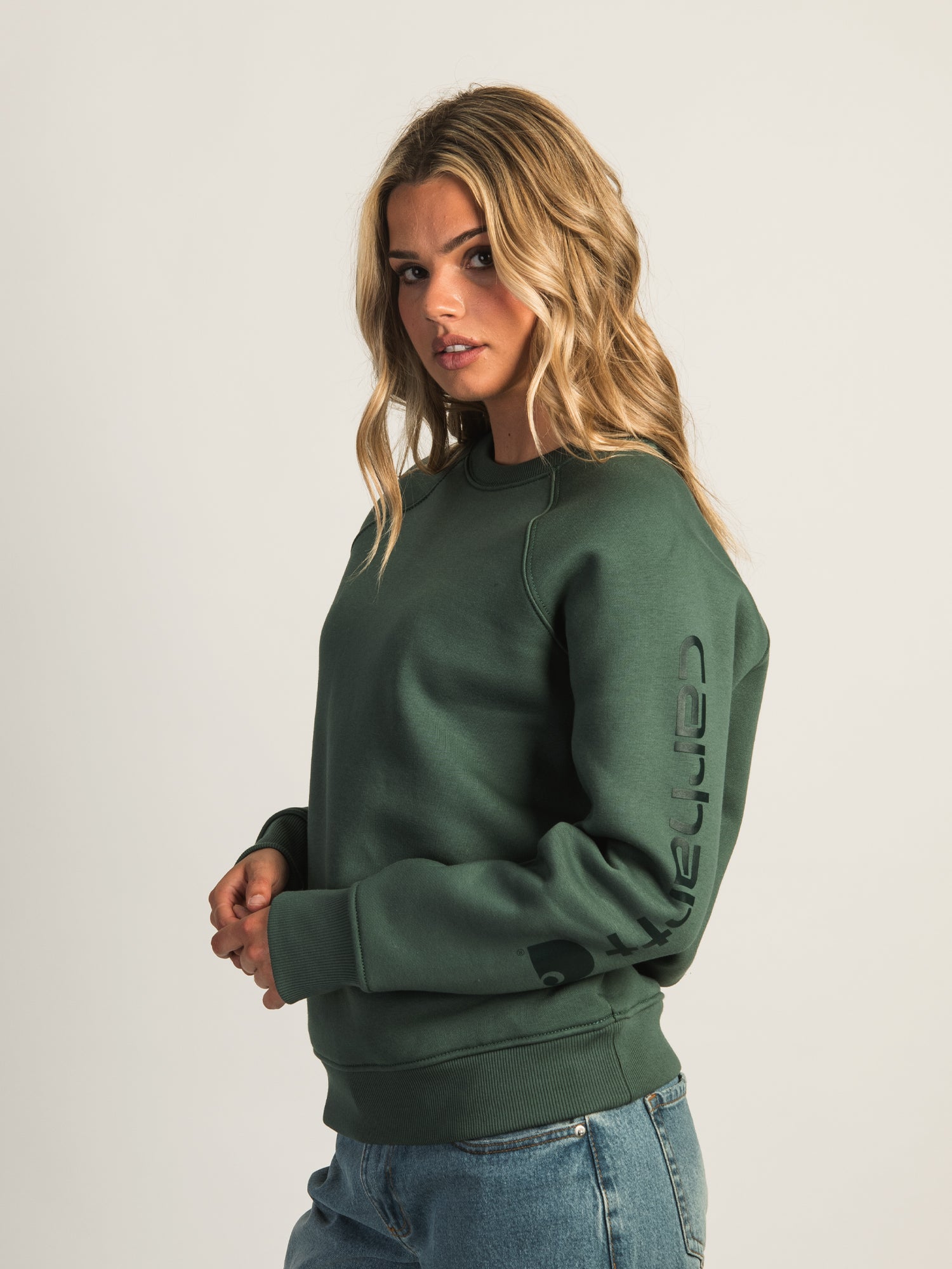 Carhartt Graphic Crewneck Sweatshirt for Men & Women - Comfortable Cotton Pullover for Casual Wear, Work & Outdoor Activities