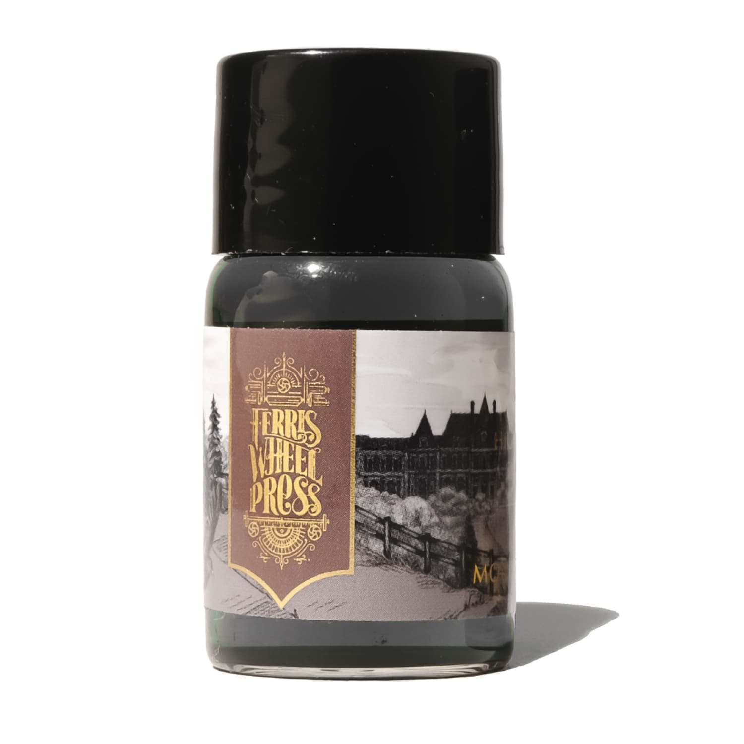 Ferris Wheel Press Highland Smoke Bottled Ink - 10 mL Fountain Pen Ink for Calligraphy, Journaling & Artistic Writing - Premium Ink for Dip Pens & Fine Writing Instruments