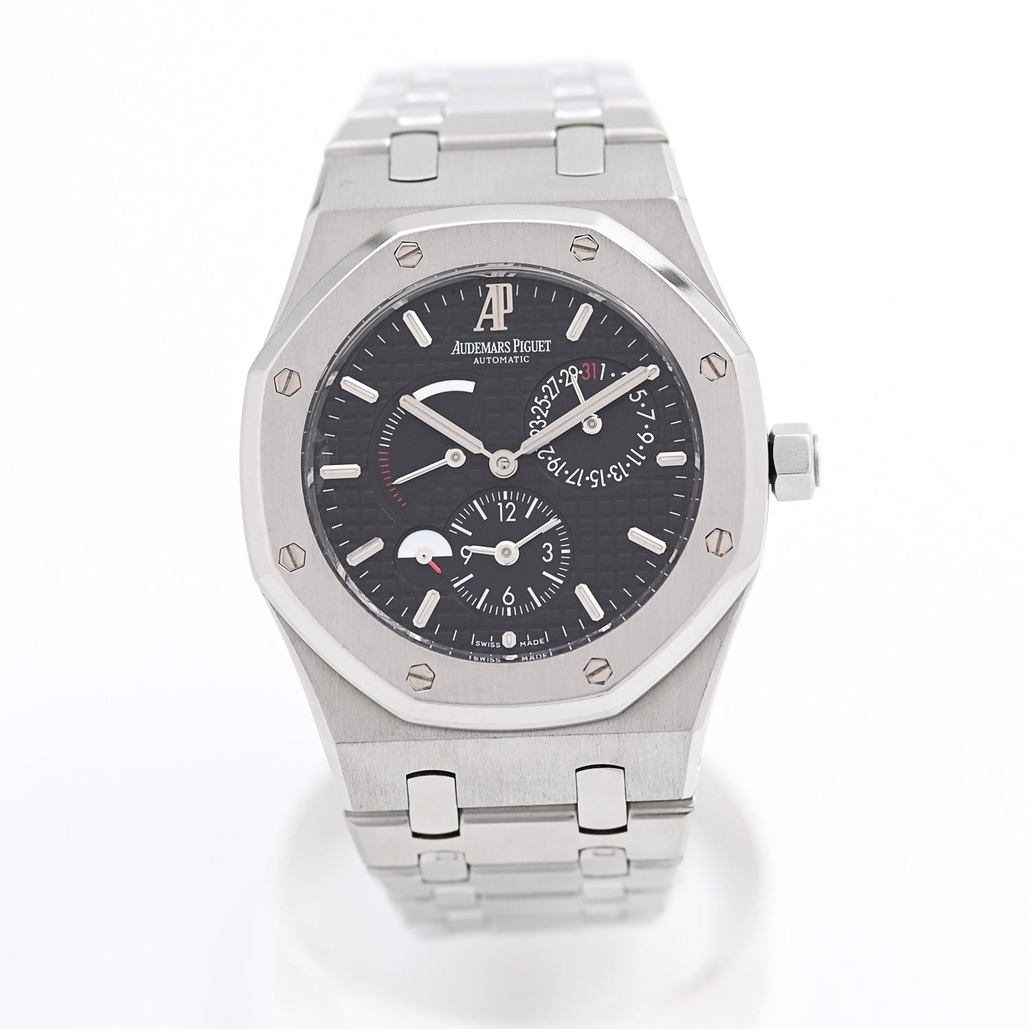 Audemars Piguet Royal Oak Offshore Automatic Dual Time Power Reserve Men's Luxury Watch - Perfect for Business Travel & Formal Occasions