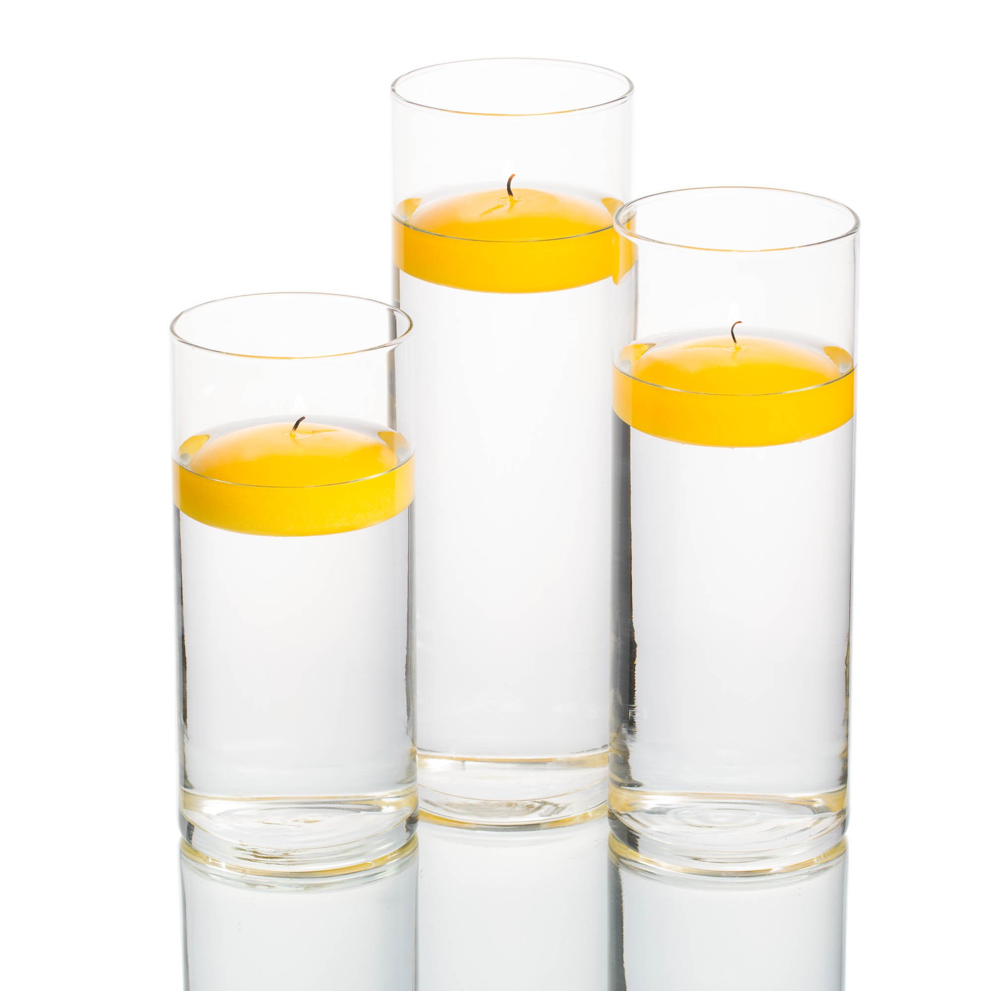 Richland 36 Eastland Glass Cylinder Vases with 3