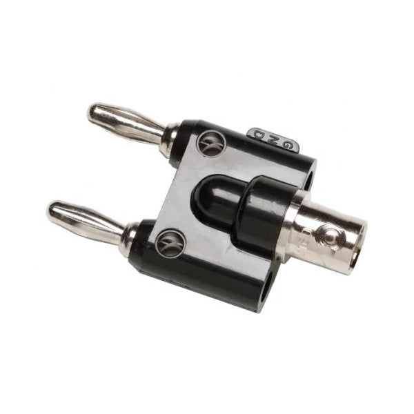 Fluke BP881 BNC to Male Double Stacking Banana Plug Adapter - High-Quality Test Lead Connector for Oscilloscopes & Multimeters (Item No. 2151015) - Perfect for Electronics Labs, DIY Projects & Electrical Testing