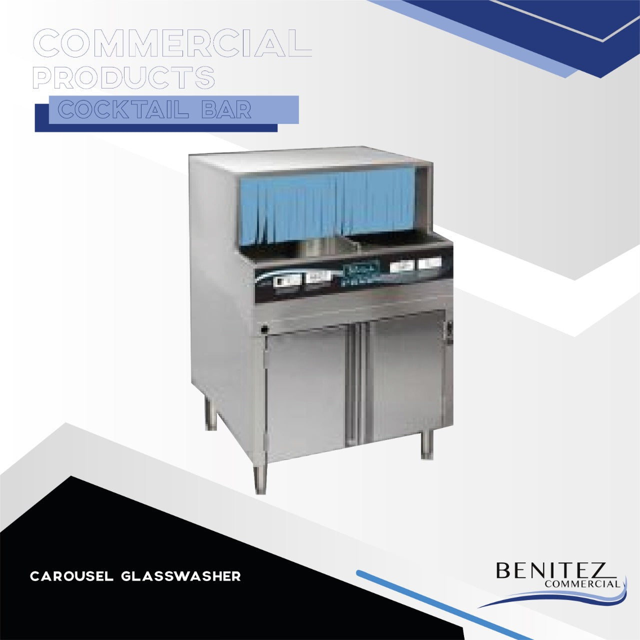 Commercial Carousel Glasswasher - High-Capacity Glass Washing Machine for Bars, Restaurants & Catering Businesses | Perfect for Busy Kitchens & High-Volume Drink Service