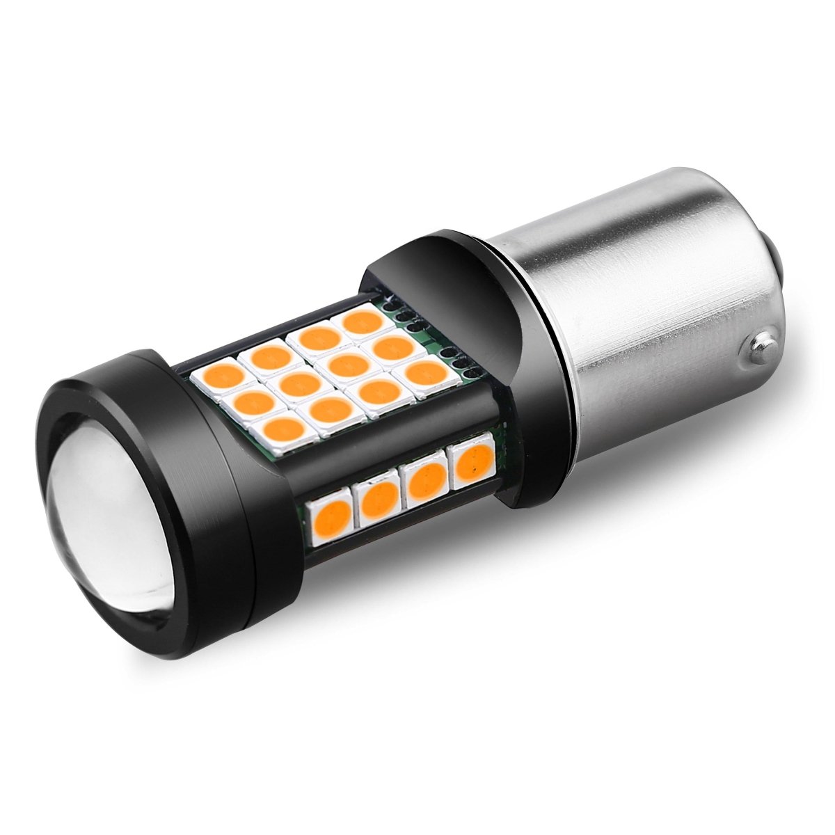 P21W 1156 LED Bulbs - Super Bright Reverse, Brake, Stop & DRL Lights - 3497 Compatible - Perfect for Cars, Trucks & SUVs - Enhanced Safety & Visibility