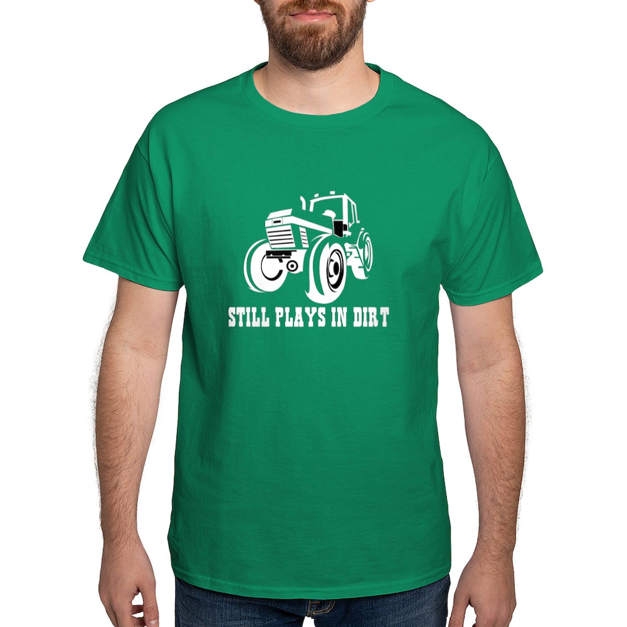 Still Plays in Dirt Dark T-Shirt for Men - 100% Cotton Classic Graphic Tee | Casual Wear, Outdoor Activities & Everyday Comfort