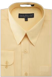 Daniel Ellissa DS3001 Convertible Cuff Basic Dress Shirt - Premium Men's Formal Wear for Office, Business & Special Occasions
