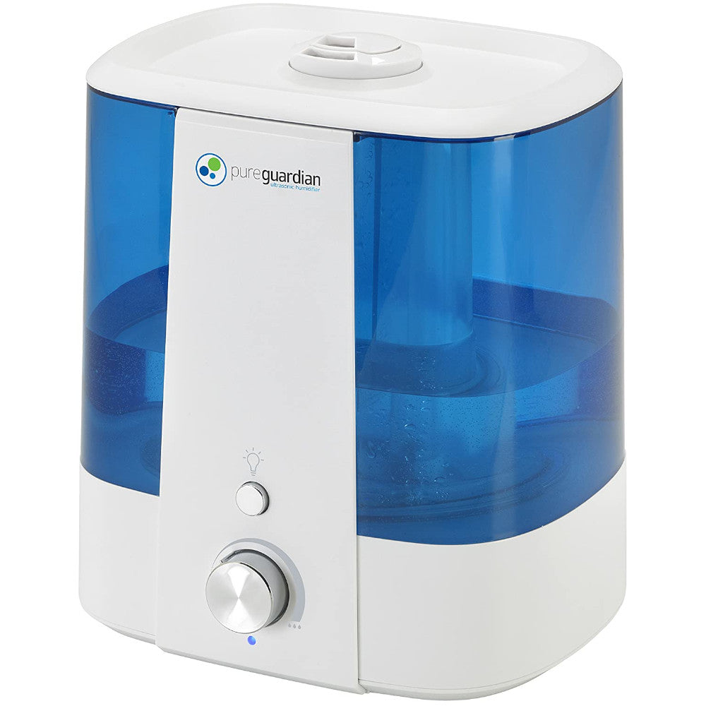 PURE GUARDIAN H1175FL Ultrasonic Cool Mist Humidifier - Certified Refurbished with Home Essentials Warranty | Perfect for Bedroom, Nursery & Office Air Moisturizing