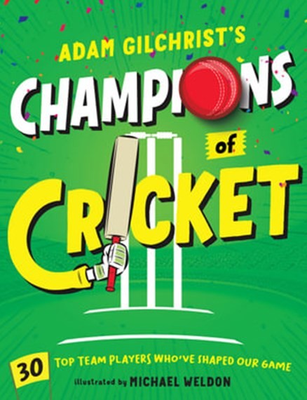 Adam Gilchrist's Champions of Cricket - Official Cricket Bat & Gear for Professional Players | Perfect for Matches, Training & Cricket Enthusiasts