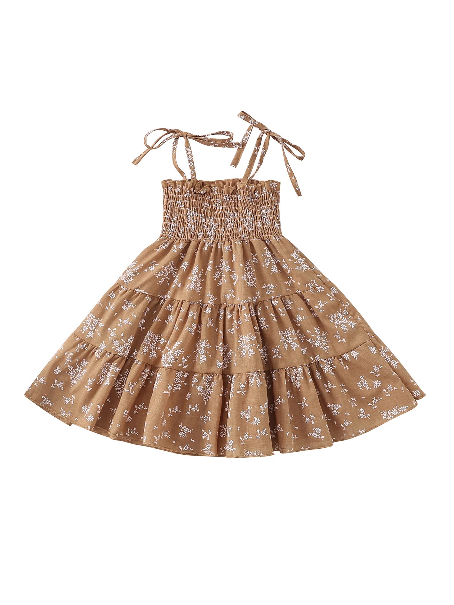 Floral Print Sister Matching Romper - Summer Playwear for Girls