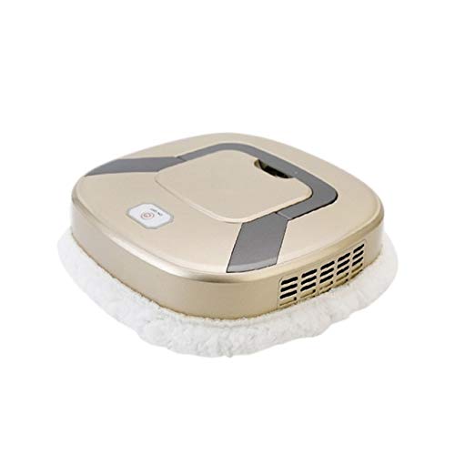 LXRZLS Smart Robot Vacuum and Mop Combo - Automatic Self-Charging Robotic Vacuum Cleaner with Wi-Fi App Control for Hardwood Floors & Carpets - Ideal for Pet Hair, Dust Cleaning in Home & Office (Golden)