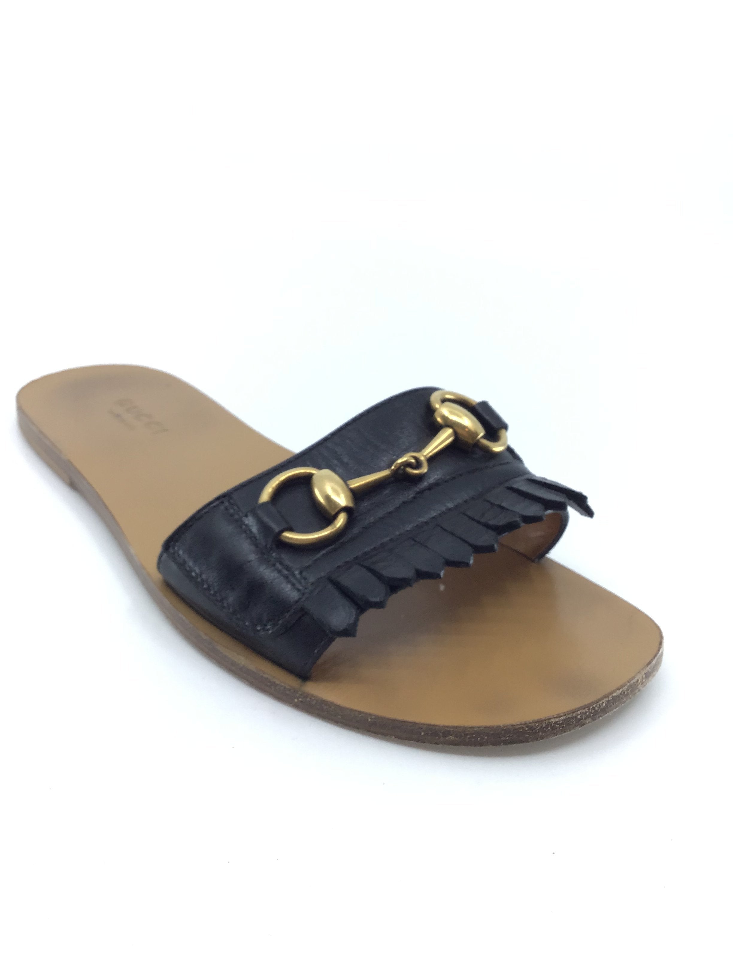 Gucci Black Slide Sandals for Women - Luxury Comfortable Slides with Logo - Perfect for Beach, Pool, and Summer Outfits