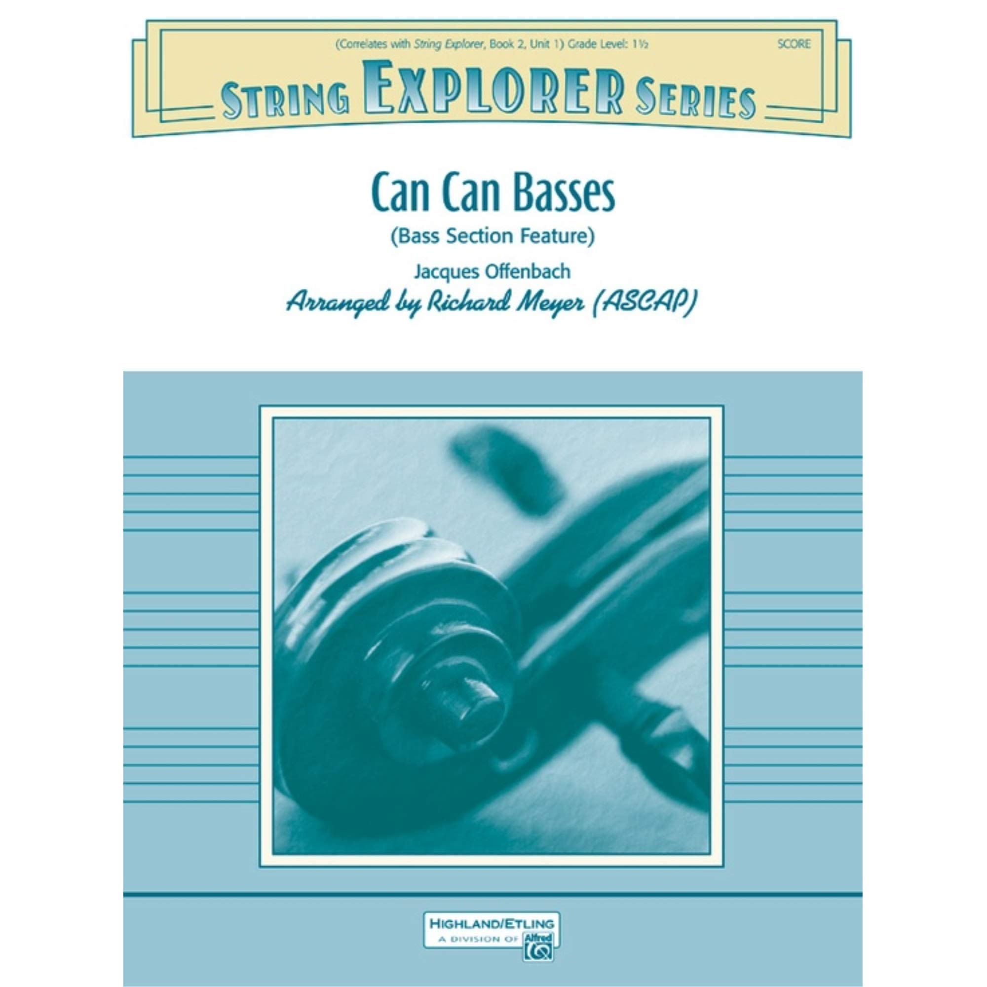 Can Can Basses - Bass Section Feature by Jacques Offenbach, Arranged by Richard Meyer - Conductor Score Sheet Music for Orchestra Performances & Music Education