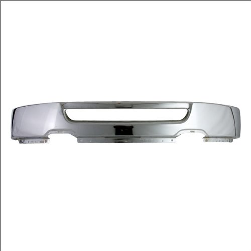 CarPartsDepot Chrome Steel Front Bumper for 2006-2008 Ford F150 Pickup Truck - No Fog Lamp Holes | Durable Replacement Bumper | Perfect for Off-Roading & Truck Upgrades