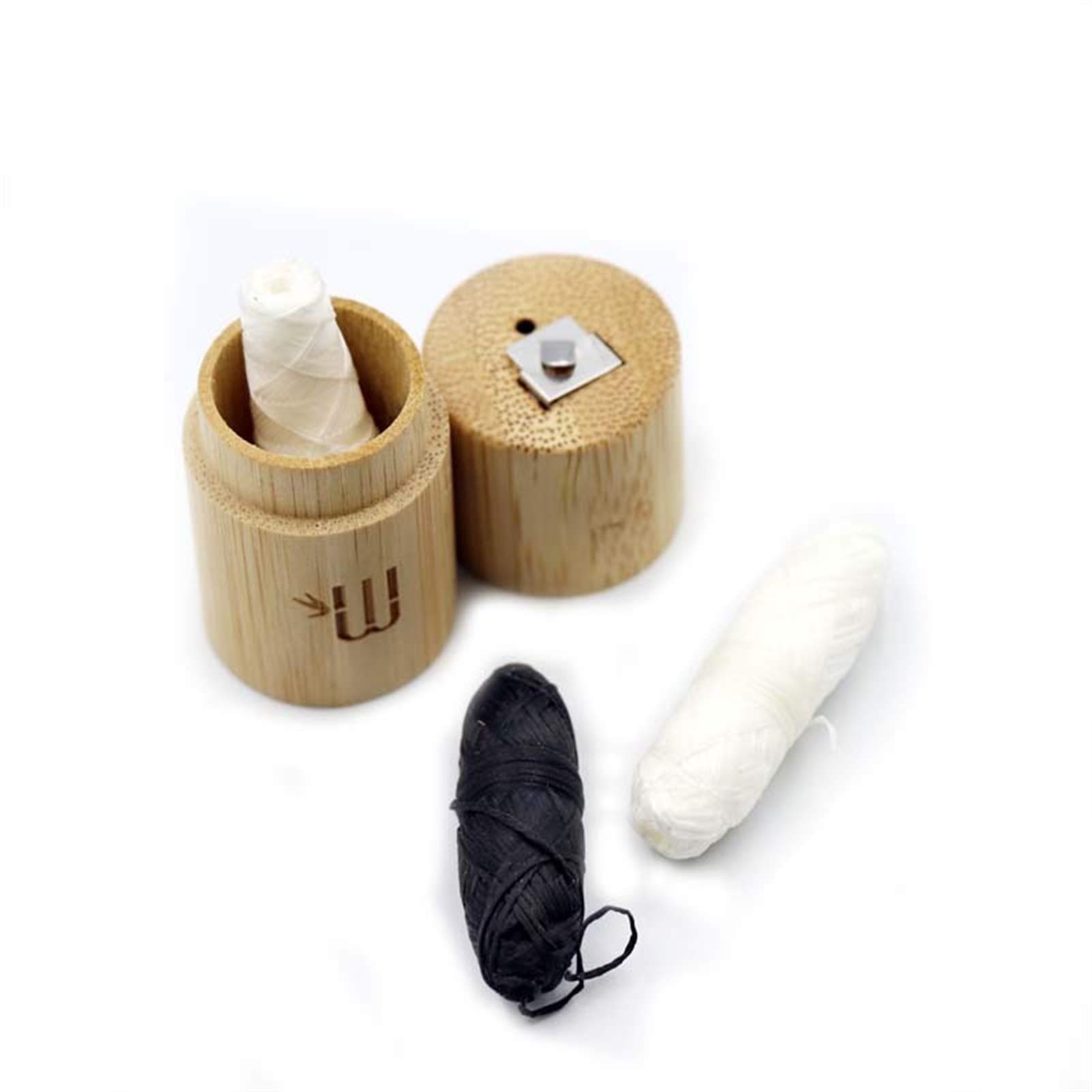 Eco-Friendly YUNSI Dental Floss - 12pcs Bamboo Tube, Corn & Charcoal Floss for Adults | Travel, Home & Hotel Use | Portable & Sustainable Oral Care Solution